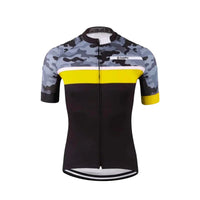 maillot cyclisme jaune camoride