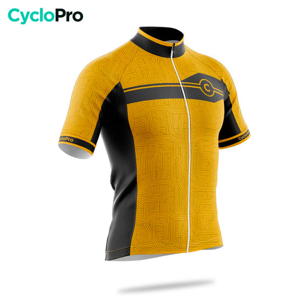 maillot cyclisme jaune diamond 34