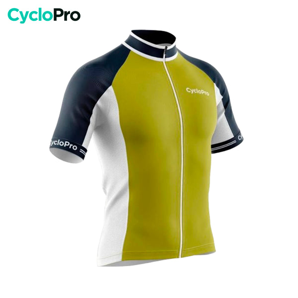 maillot cyclisme jaune uni 34