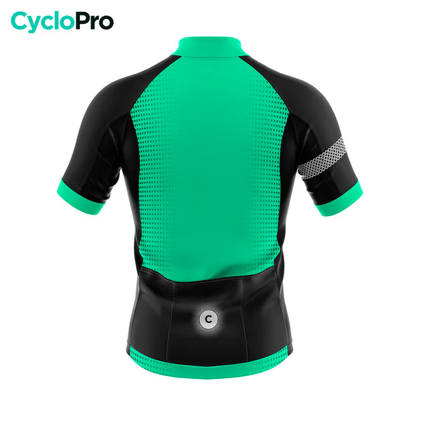 maillot cyclisme turquoise