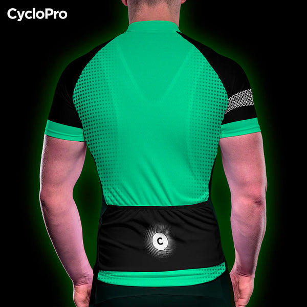 maillot cyclisme turquoise eklips homme 1