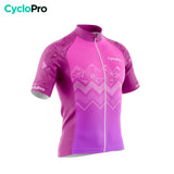 maillot cyclisme violet wave 34