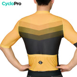 maillot de cyclisme agility orange dos 2