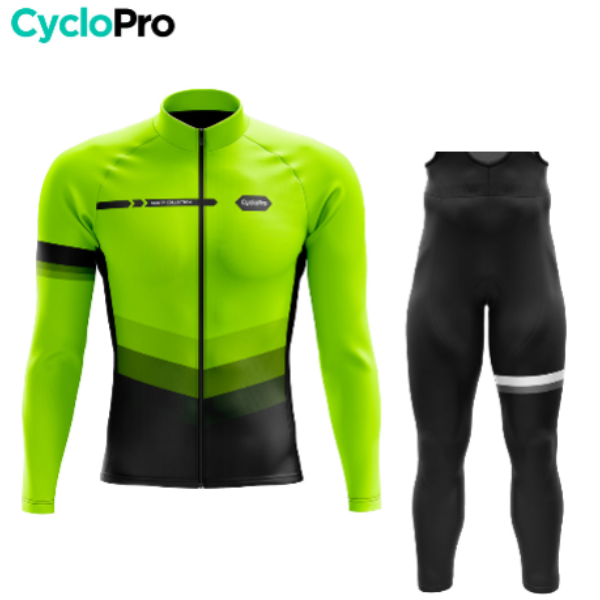 Outfit per ciclismo invernale Fluo Yellow - Agility