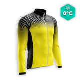 MAILLOT LONG DE CYCLISME HIVER JAUNE - DIMENSION+ Maillot thermique homme GT-Cycle Outdoor Store S 