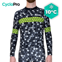 MAILLOT LONG DE CYCLISME JAUNE - AUTOMNE - ATMOSPHERE+ Maillot long pour homme GT-Cycle Outdoor Store S 