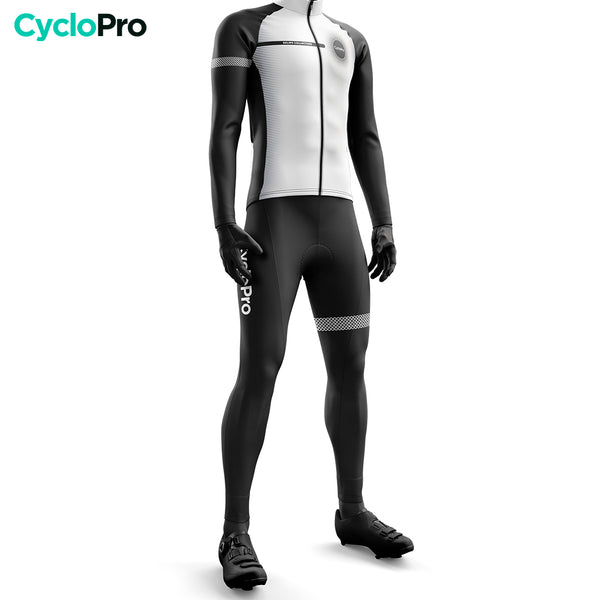 Outfit da ciclismo invernale bianco - Eklïps