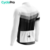 Outfit di ciclismo invernale bianco - agilità