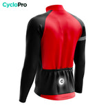 Outfit di ciclismo invernale rosso - eklps