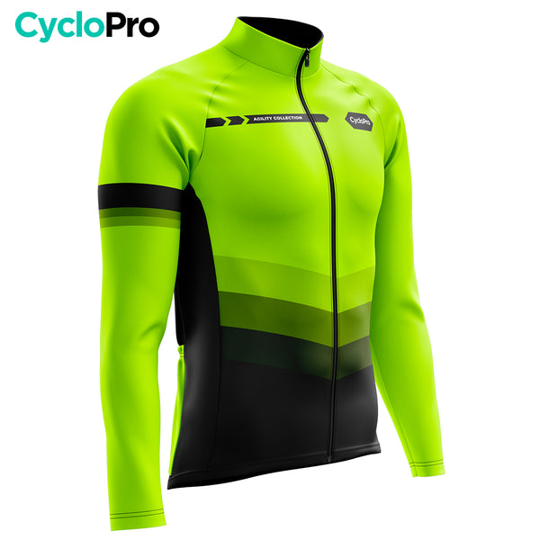 Outfit per ciclismo invernale Fluo Yellow - Agility