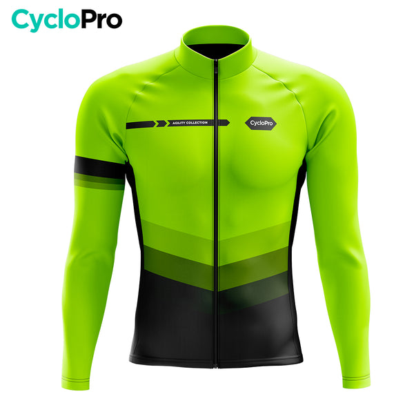 Outfit per ciclismo invernale Fluo Yellow - Agility