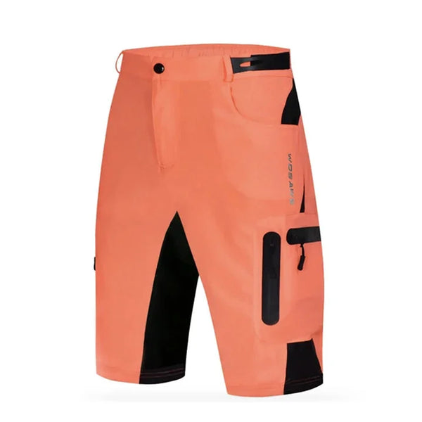 short vtt homme orange