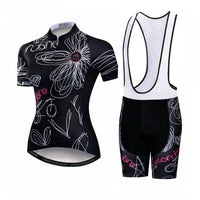 tenue cyclisme ete femme drawing bretelles