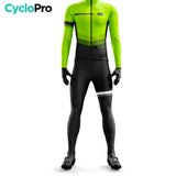 Outfit per ciclismo invernale Fluo Yellow - Agility