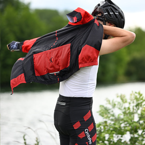 tenue cyclisme practical homme rouge 1