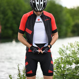 tenue cyclisme practical homme rouge 2