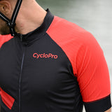 tenue cyclisme practical homme rouge 5