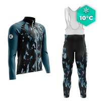 TENUE CYCLISTE AUTOMNE MARINE - COMMANDEUR tenue de cyclisme CycloPro 