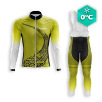 TENUE CYCLISTE HIVER HOMME JAUNE - TRACE+ tenue cyclisme homme CycloPro XS 