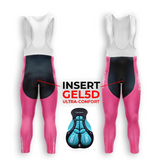 Outfit per ciclismo invernale Uomo rosa - velocità+