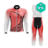 TENUE CYCLISTE HIVER HOMME ROUGE - TRACE+ tenue cyclisme homme CycloPro XS 