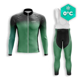 TENUE CYCLISTE HIVER HOMME VERTE - DIMENSION+ tenue cyclisme homme CycloPro XS 