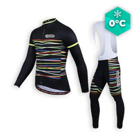 TENUE CYCLISTE HIVER NOIRE - HAPPY+ tenue de cyclisme CycloPro Avec XS 