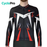 Tenue cycliste hiver Rouge - Confort+ - DESTOCKAGE tenue de cyclisme hiver GT-Cycle Outdoor Store 