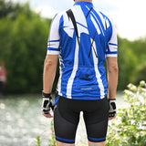tenue cycliste homme bleu sensas 3
