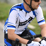 tenue cycliste homme bleu sensas 7