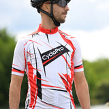 tenue cycliste homme rouge sensas 3
