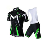 Tenue de Cycliste Route - Confort max Tenue de cyclisme été GT-Cycle Outdoor Store Vert - Bretelles 3XL 