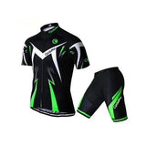 Tenue de Cycliste Route - Confort max Tenue de cyclisme été GT-Cycle Outdoor Store Vert - Sans bretelles 3XL 