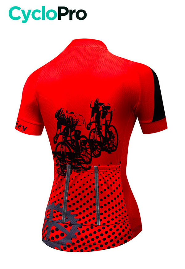 tenue femme cyclisme ete cycling dos
