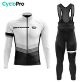 Outfit da ciclismo invernale bianco - agilità - Destockage