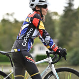 tenue thermique cyclisme mosaique femme 6