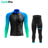 Outfit per ciclismo invernale - Azure Collection