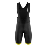 tenue cyclisme jaune ecco cuissard face