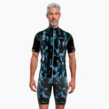 tenue cycliste ete militaro bleue