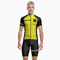 tenue cycliste ete eklips jaune