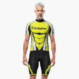 Ciclista di rotta gialla - Forma+