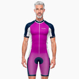 tenue cycliste ete uni violet