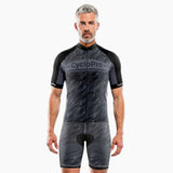 tenue cycliste ete wind gris fonce