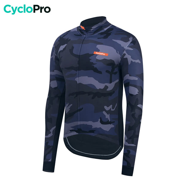 Giacca termica ciclistica blu scuro - Commander