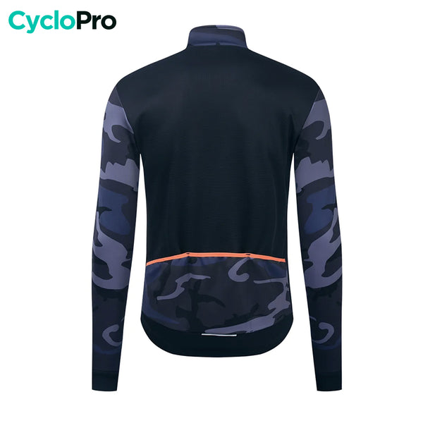 Giacca termica ciclistica blu scuro - Commander