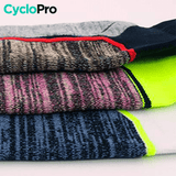 chaussettes hiver cyclisme grises confort 