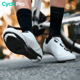 Chaussures vélo de route blanches - Road+ chaussures de route CycloPro 