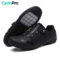 Chaussures Noires Route/VTT- Road+ - DESTOCKAGE Chassures plates vélo CycloPro 38 