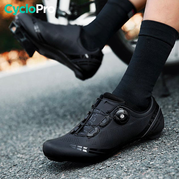 Chaussures vélo de route noir - Road+ chaussures de route vélo CycloPro 