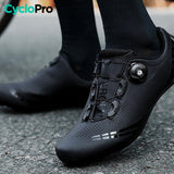 Chaussures vélo de route noir - Road+ chaussures de route vélo CycloPro 